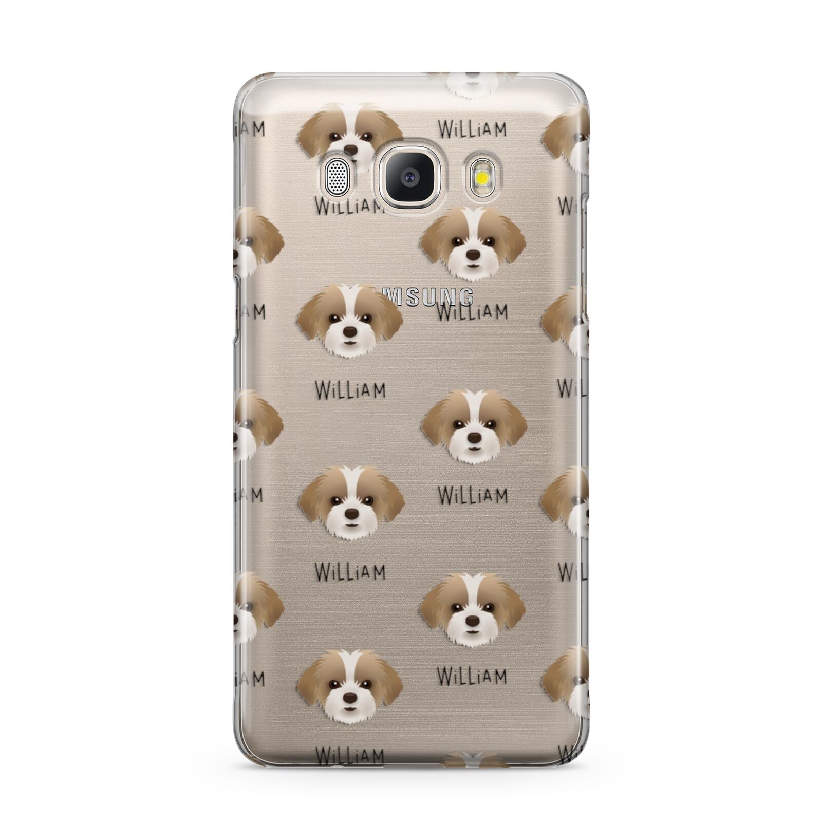 Shorkie Icon with Name Samsung Galaxy J5 2016 Case