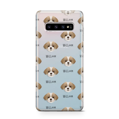 Shorkie Icon with Name Samsung Galaxy S10 Case