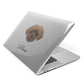 Shorkie Personalised Apple MacBook Case Side View