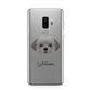 Shorkie Personalised Samsung Galaxy S9 Plus Case on Silver phone