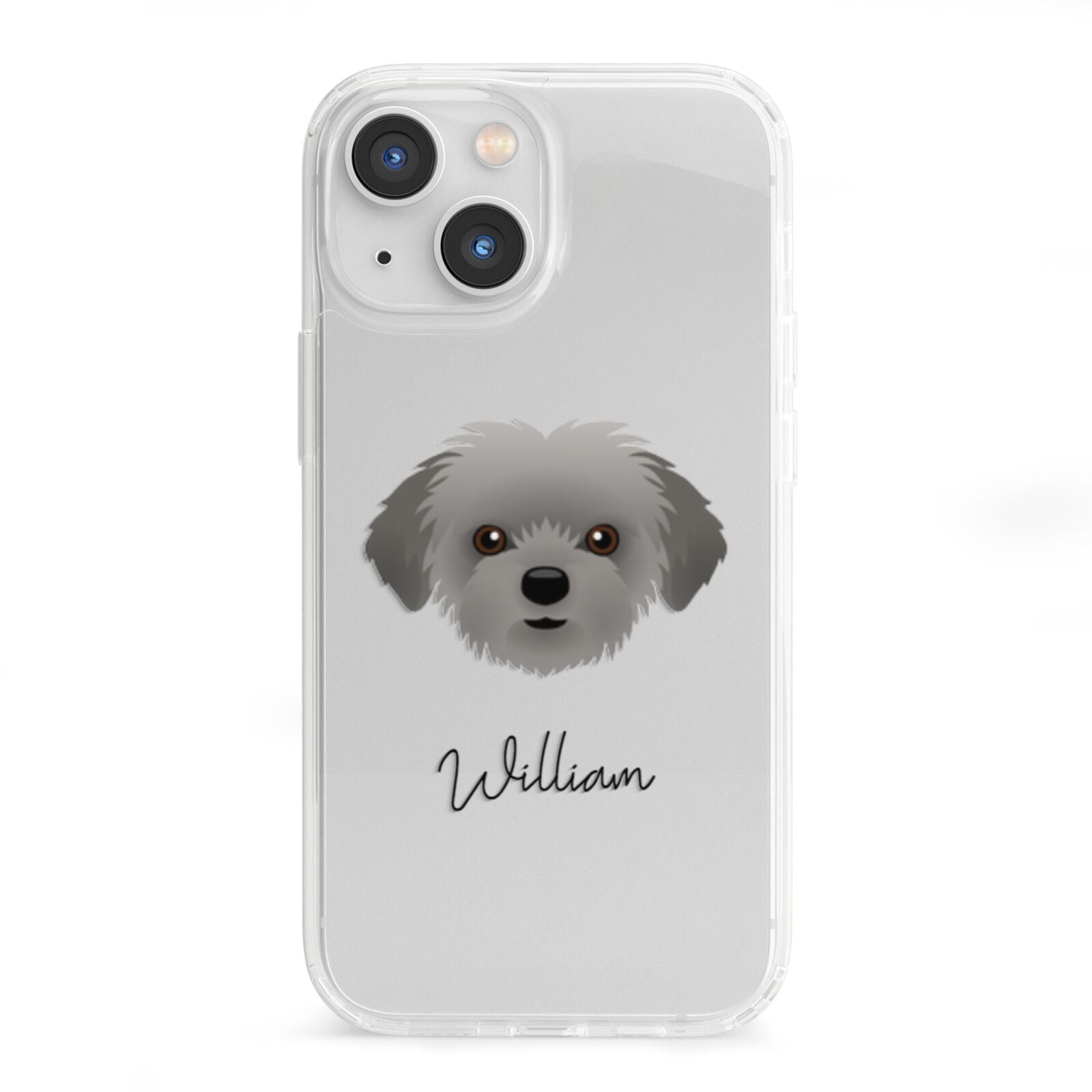 Shorkie Personalised iPhone 13 Mini Clear Bumper Case