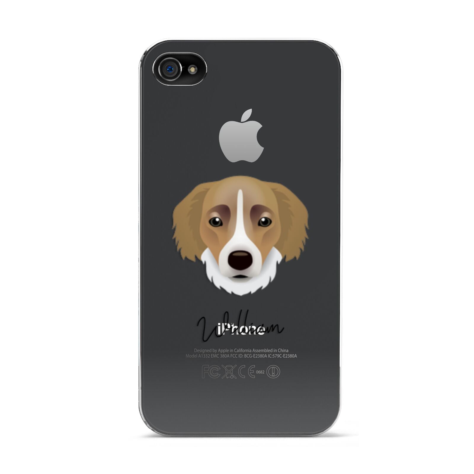 Siberian Cocker Personalised Apple iPhone 4s Case