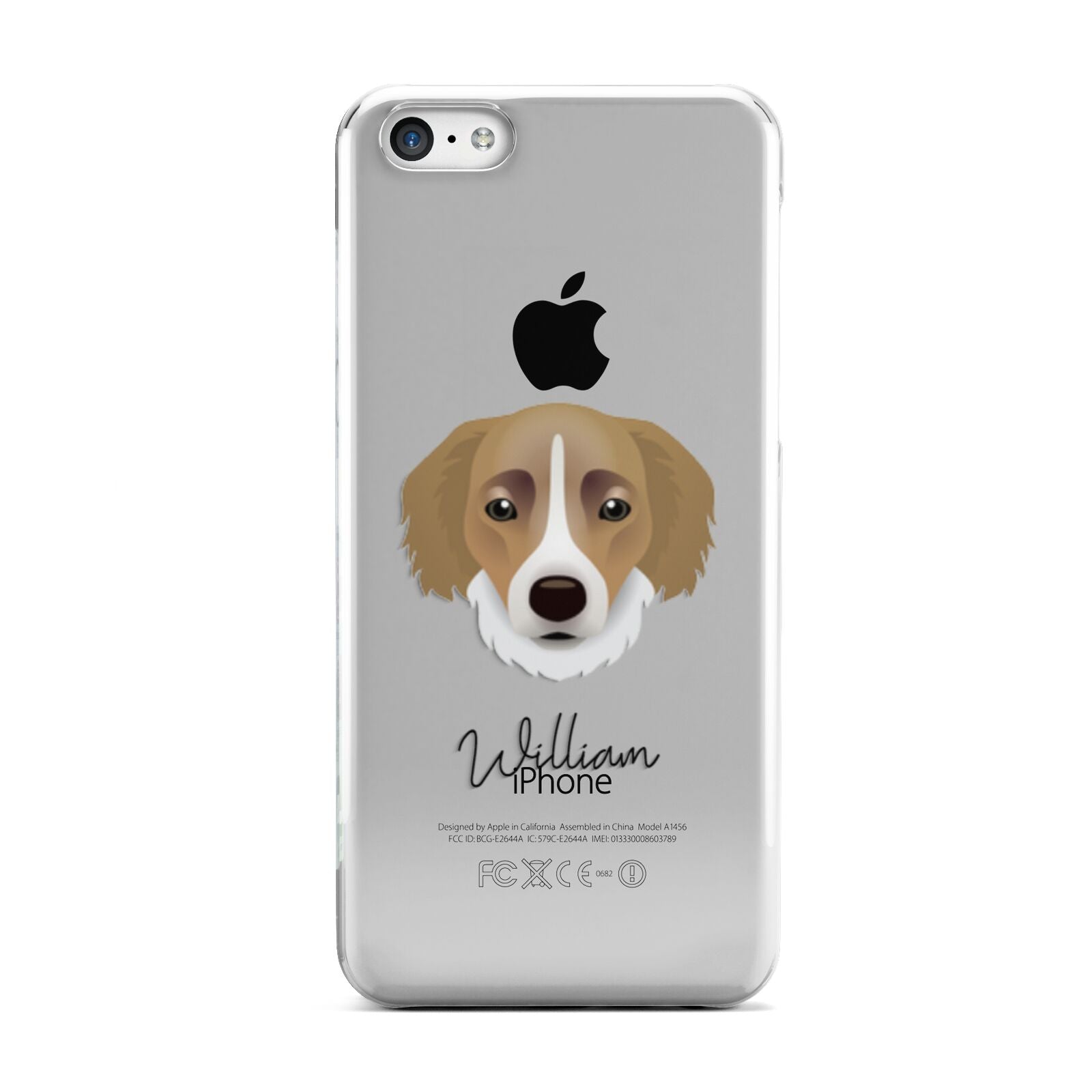 Siberian Cocker Personalised Apple iPhone 5c Case