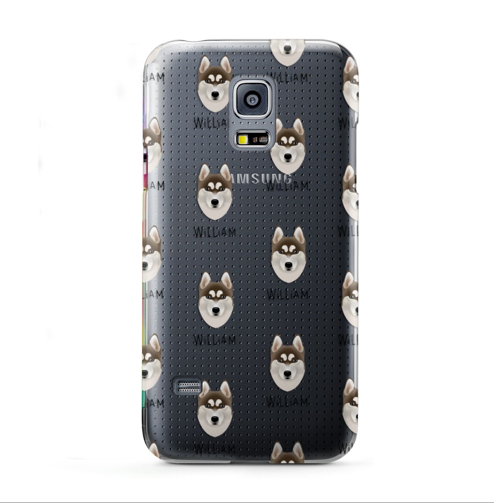 Siberian Husky Icon with Name Samsung Galaxy S5 Mini Case