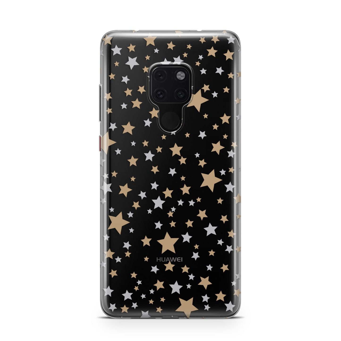 Silver Gold Stars Huawei Mate 20 Phone Case