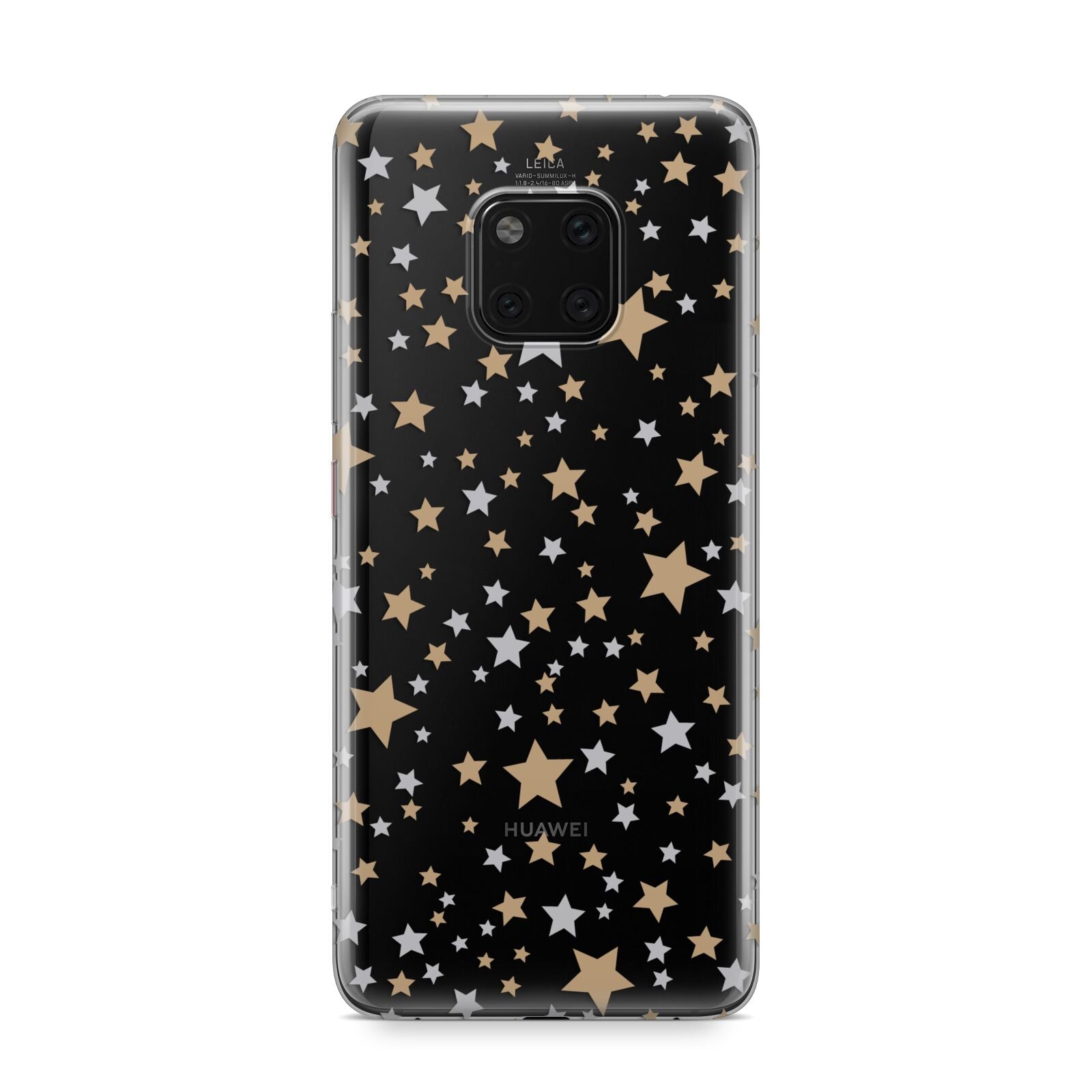 Silver Gold Stars Huawei Mate 20 Pro Phone Case