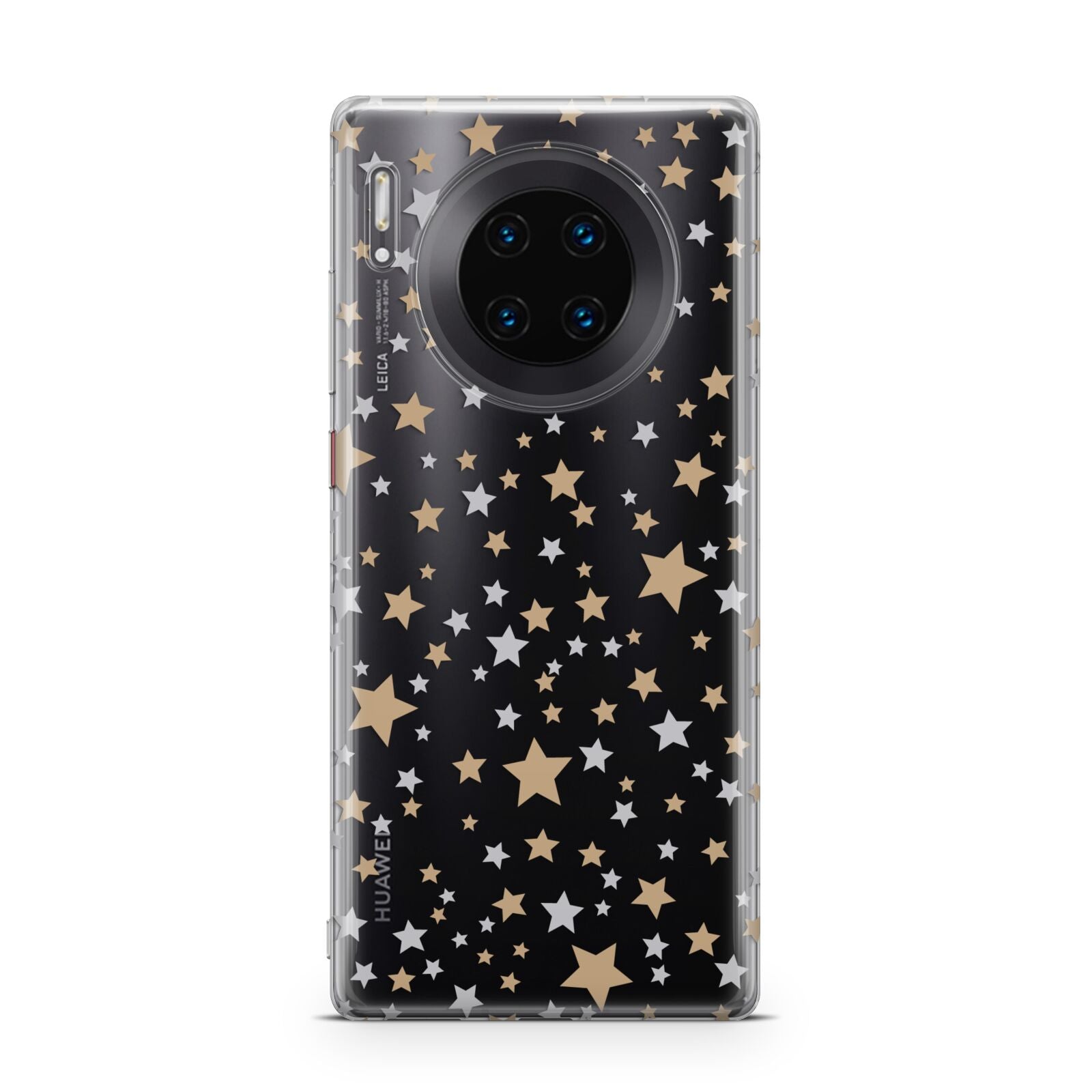 Silver Gold Stars Huawei Mate 30 Pro Phone Case