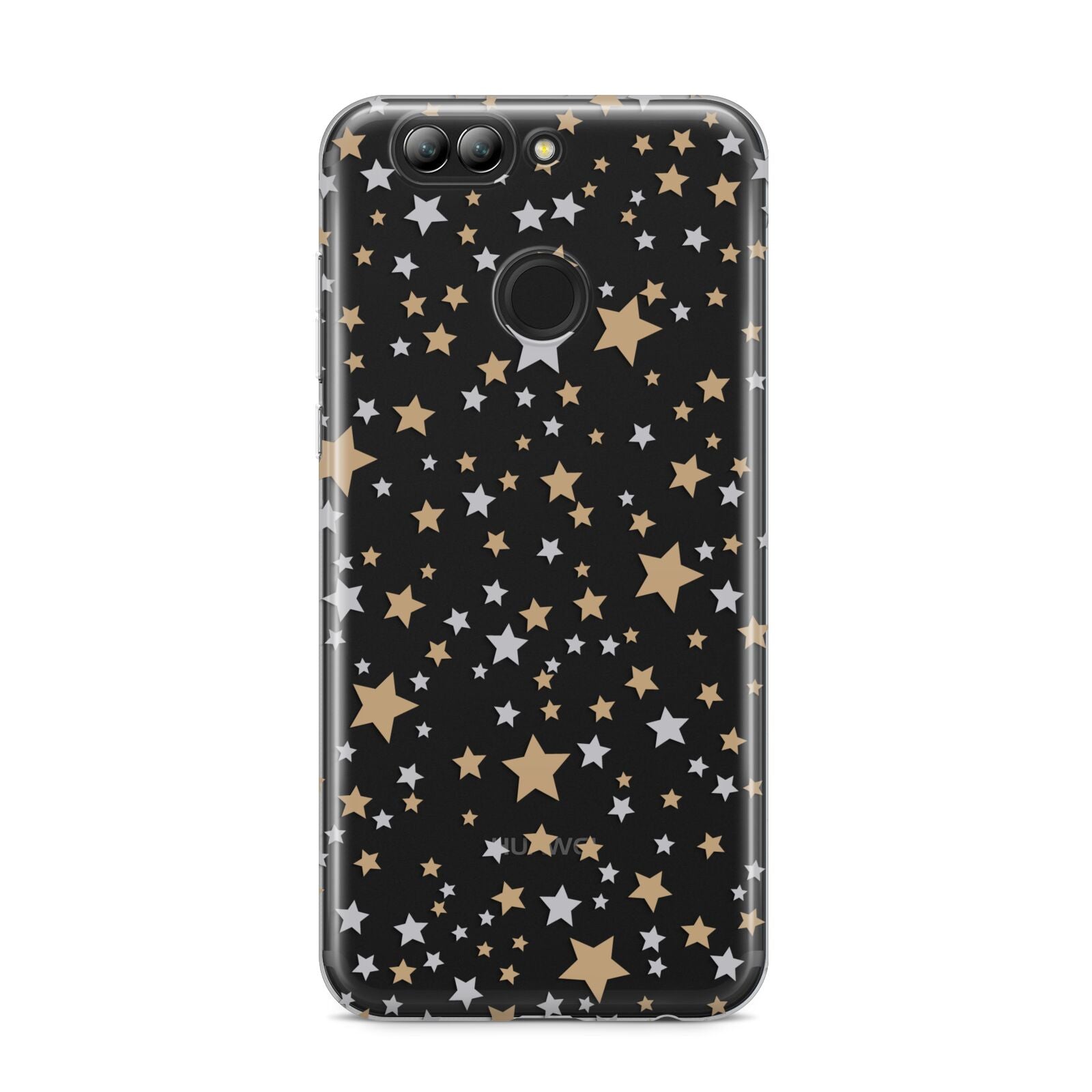 Silver Gold Stars Huawei Nova 2s Phone Case