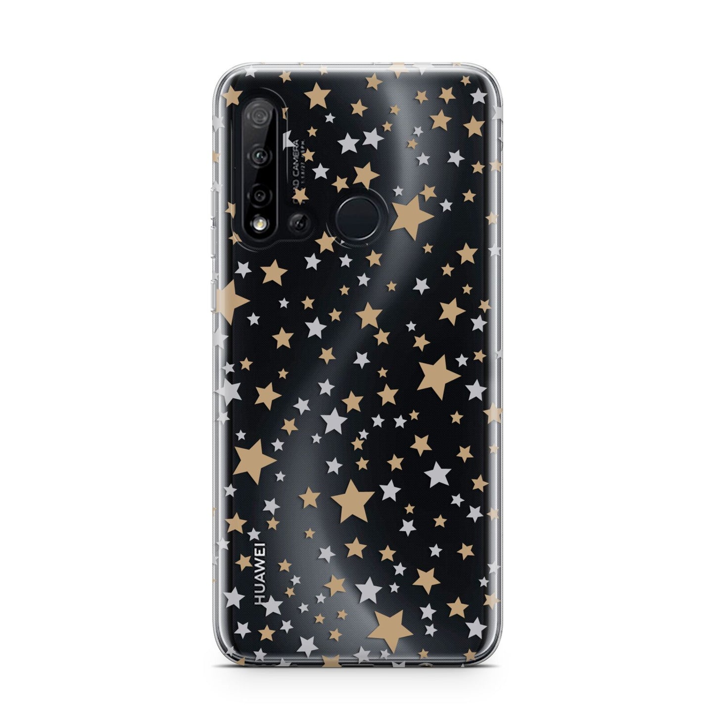 Silver Gold Stars Huawei P20 Lite 5G Phone Case