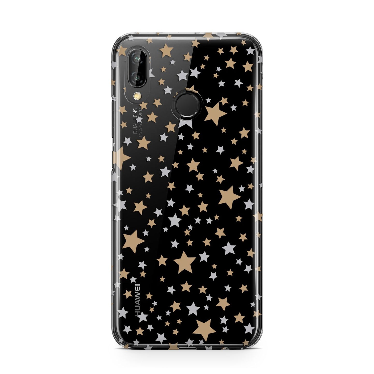 Silver Gold Stars Huawei P20 Lite Phone Case