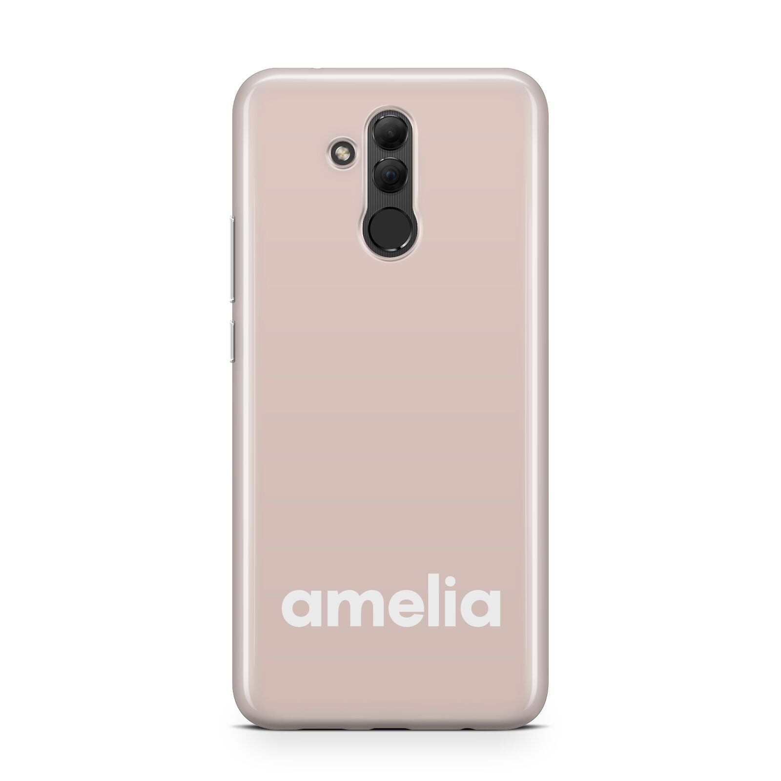 Simple Blush Pink with Name Huawei Mate 20 Lite