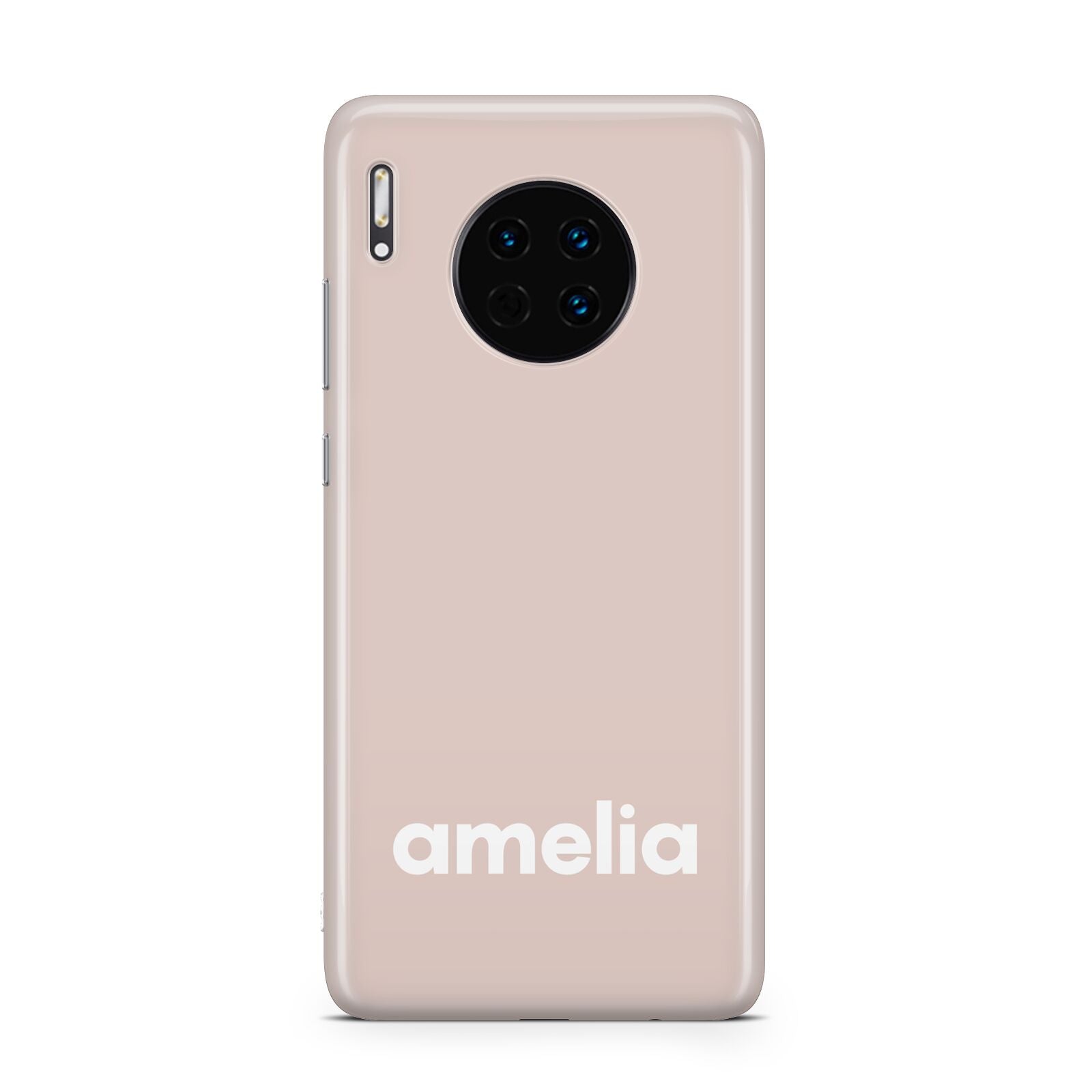 Simple Blush Pink with Name Huawei Mate 30