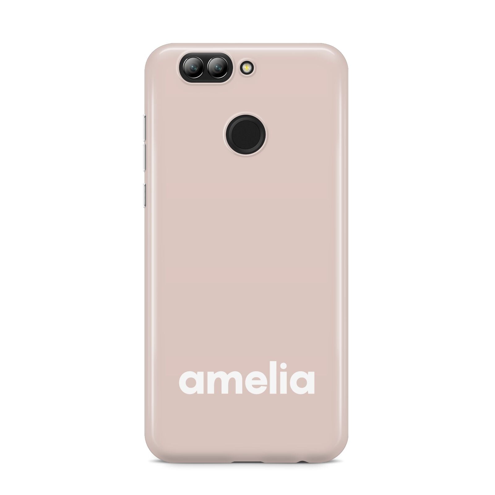 Simple Blush Pink with Name Huawei Nova 2s Phone Case