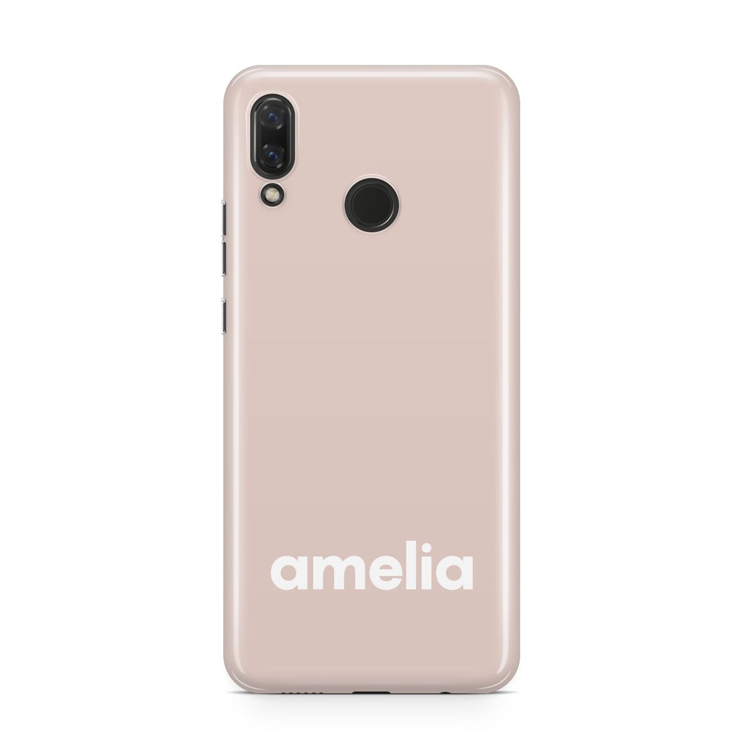 Simple Blush Pink with Name Huawei Nova 3 Phone Case