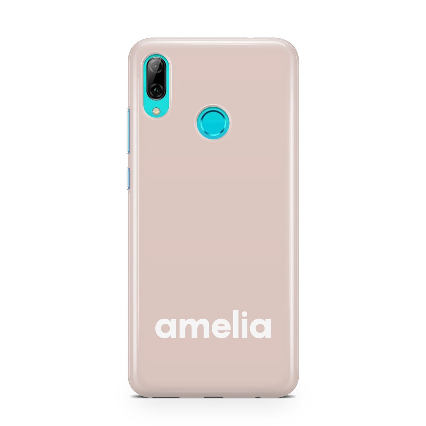 Simple Blush Pink with Name Huawei P Smart 2019 Case