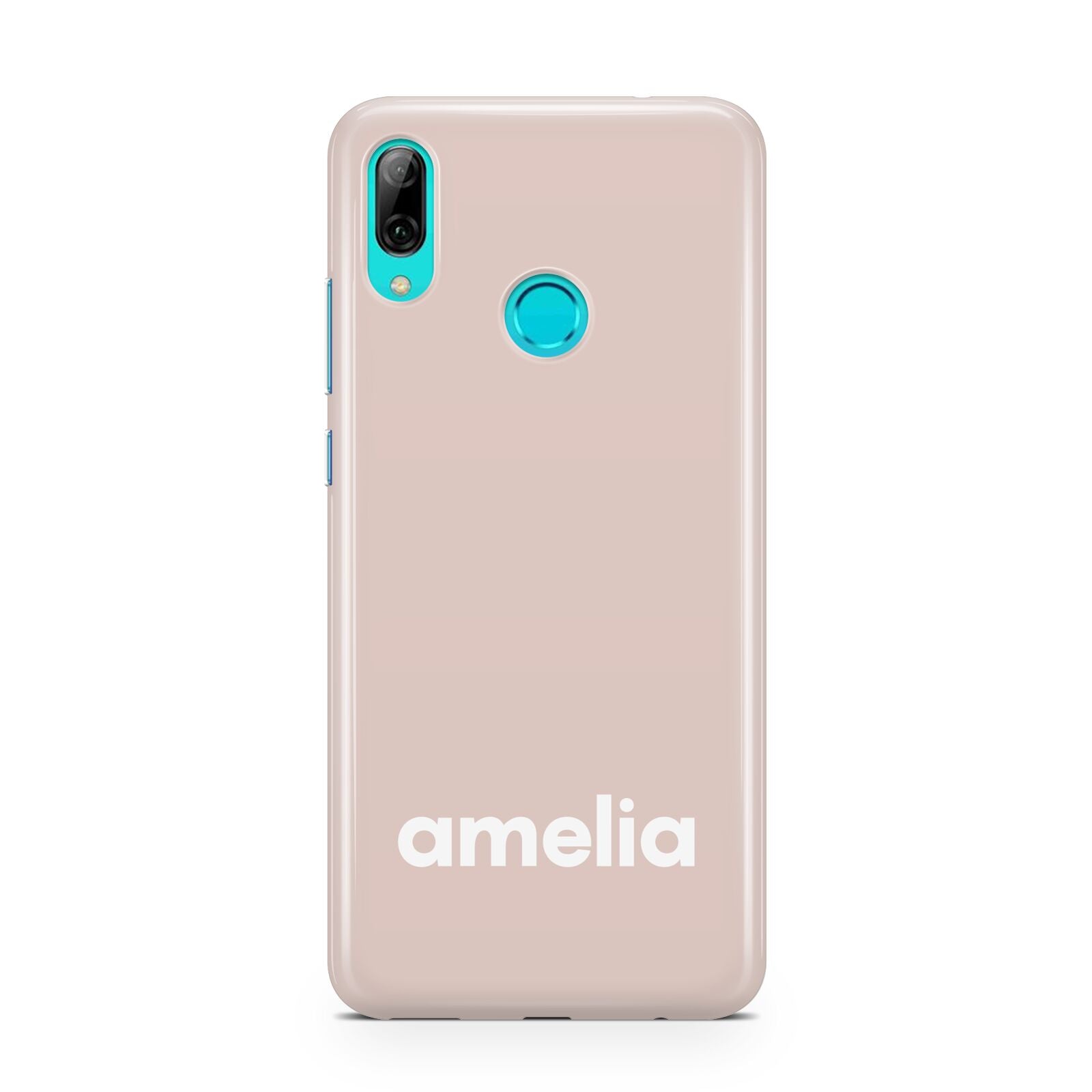 Simple Blush Pink with Name Huawei P Smart 2019 Case