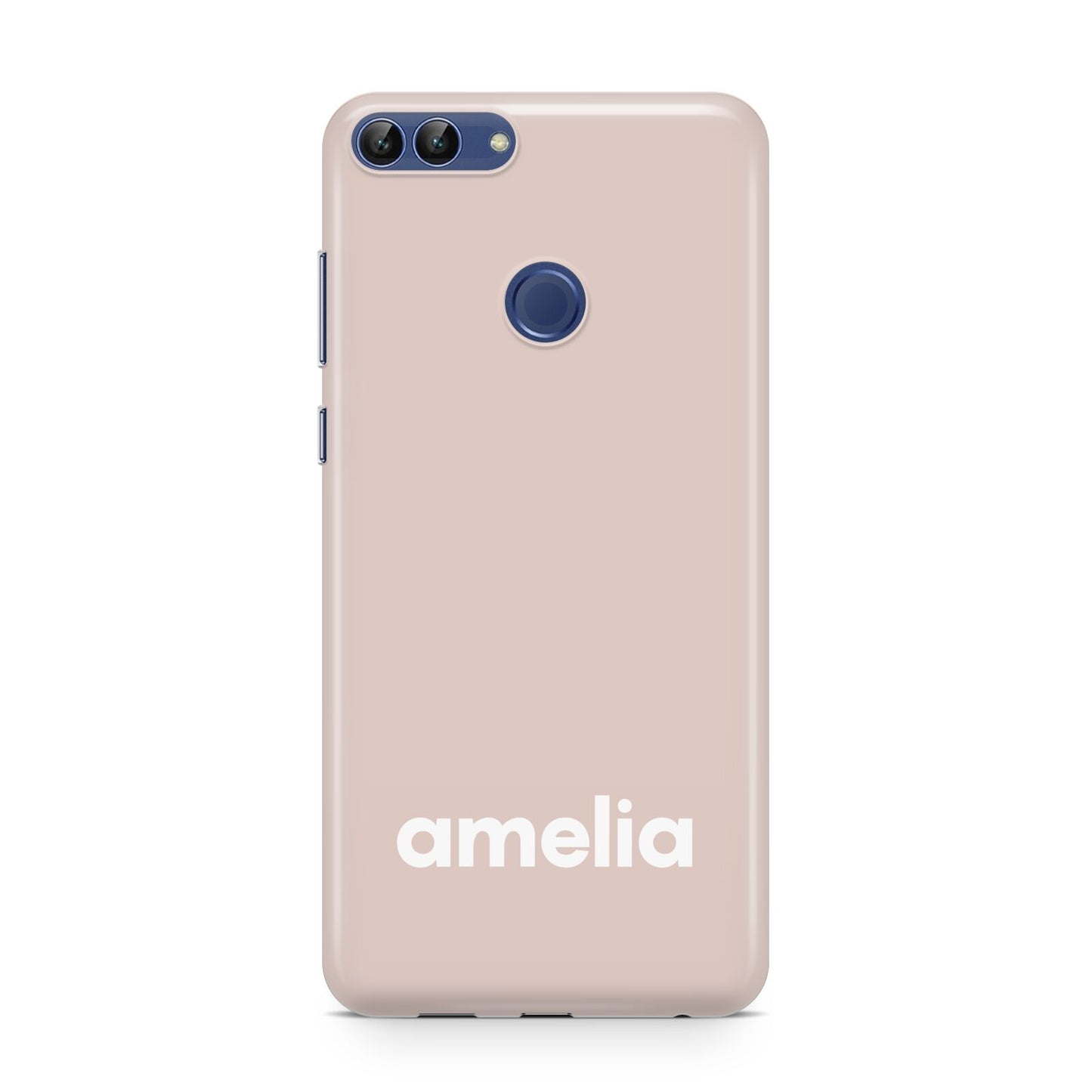 Simple Blush Pink with Name Huawei P Smart Case