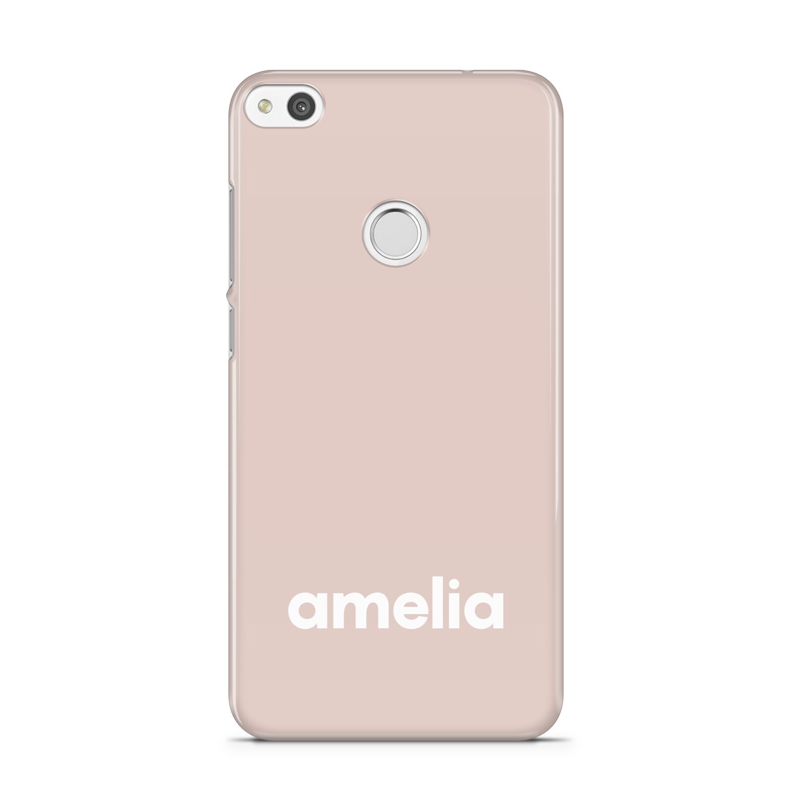 Simple Blush Pink with Name Huawei P8 Lite Case