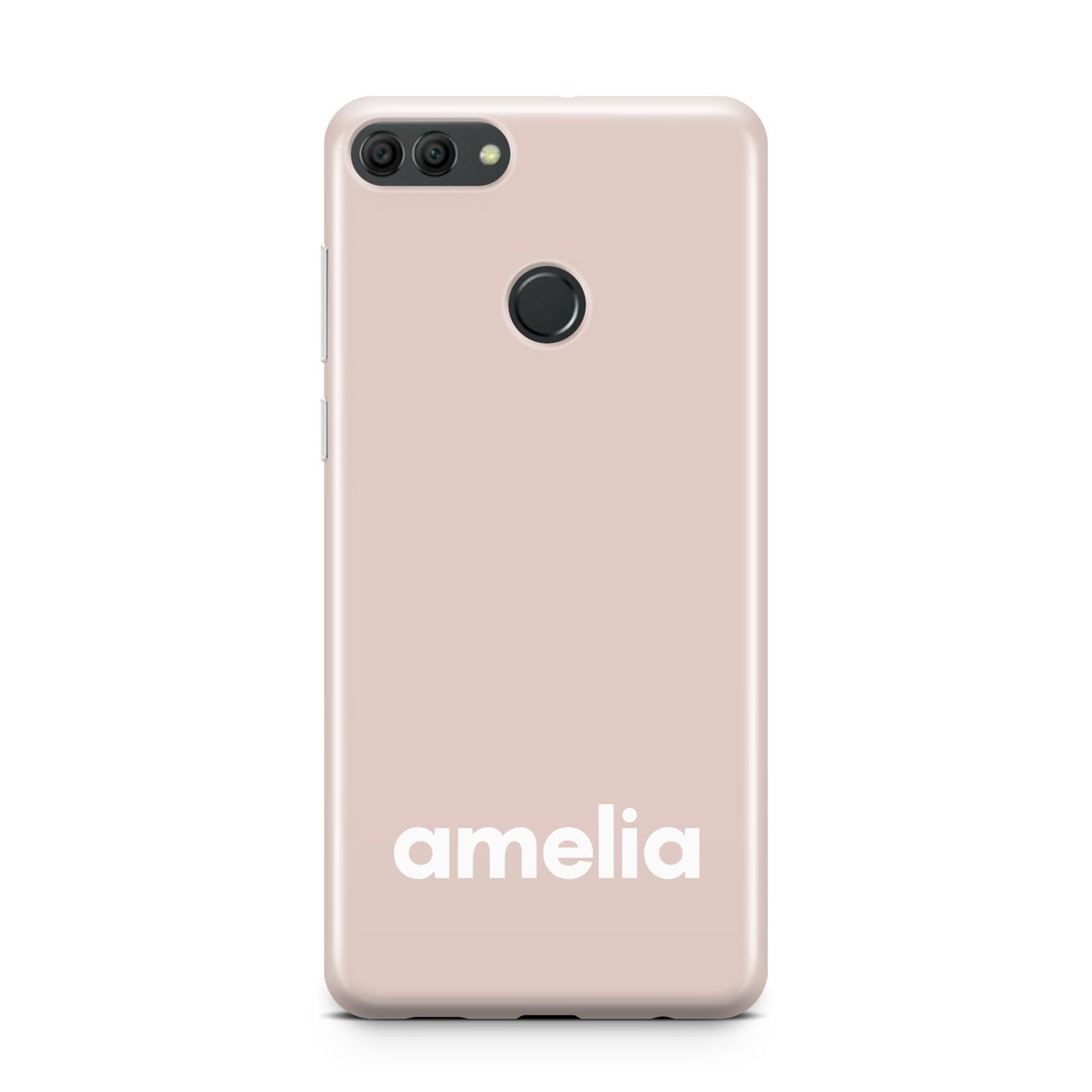 Simple Blush Pink with Name Huawei Y9 2018