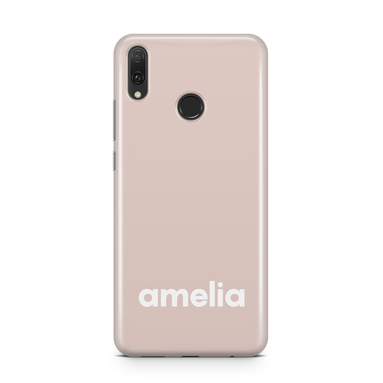 Simple Blush Pink with Name Huawei Y9 2019