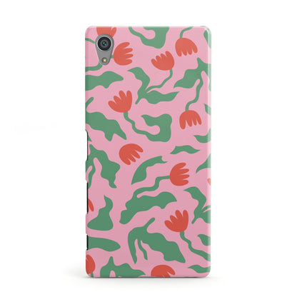 Simple Floral Sony Xperia Case