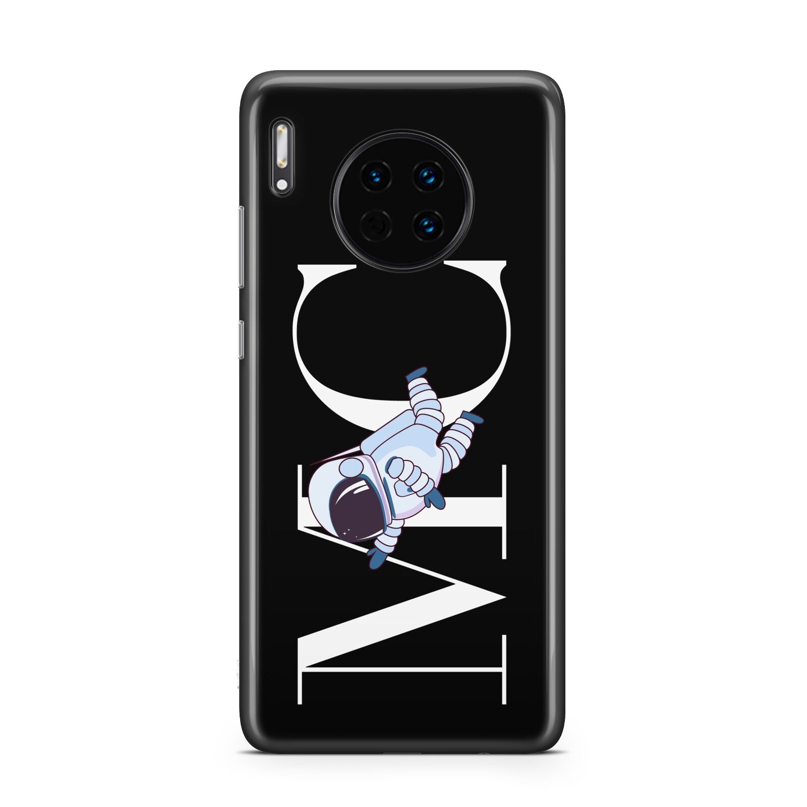 Simple Personalised Astronaut with Initials Huawei Mate 30