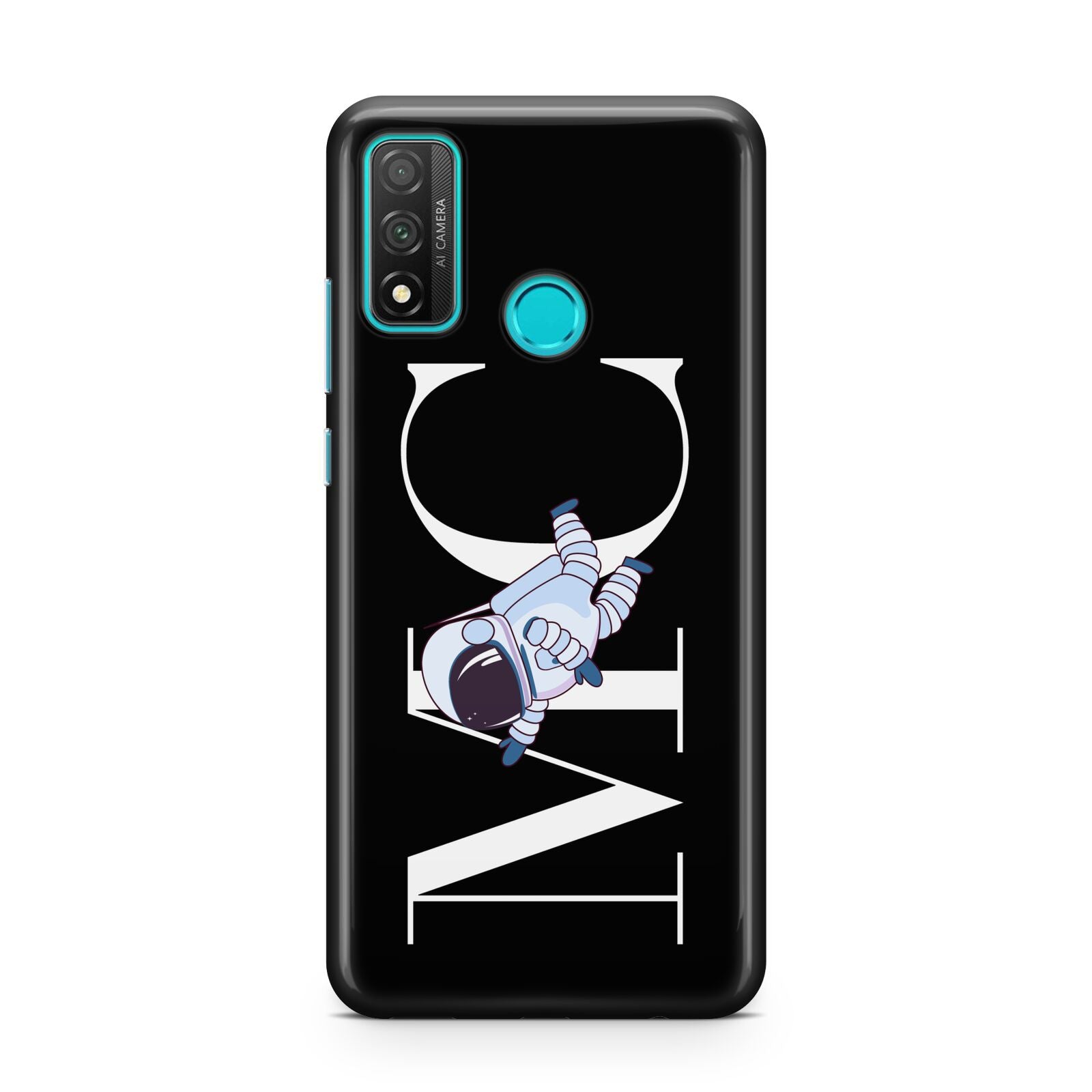 Simple Personalised Astronaut with Initials Huawei P Smart 2020