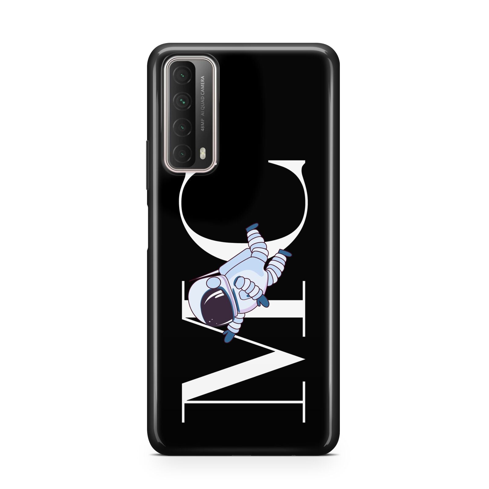 Simple Personalised Astronaut with Initials Huawei P Smart 2021