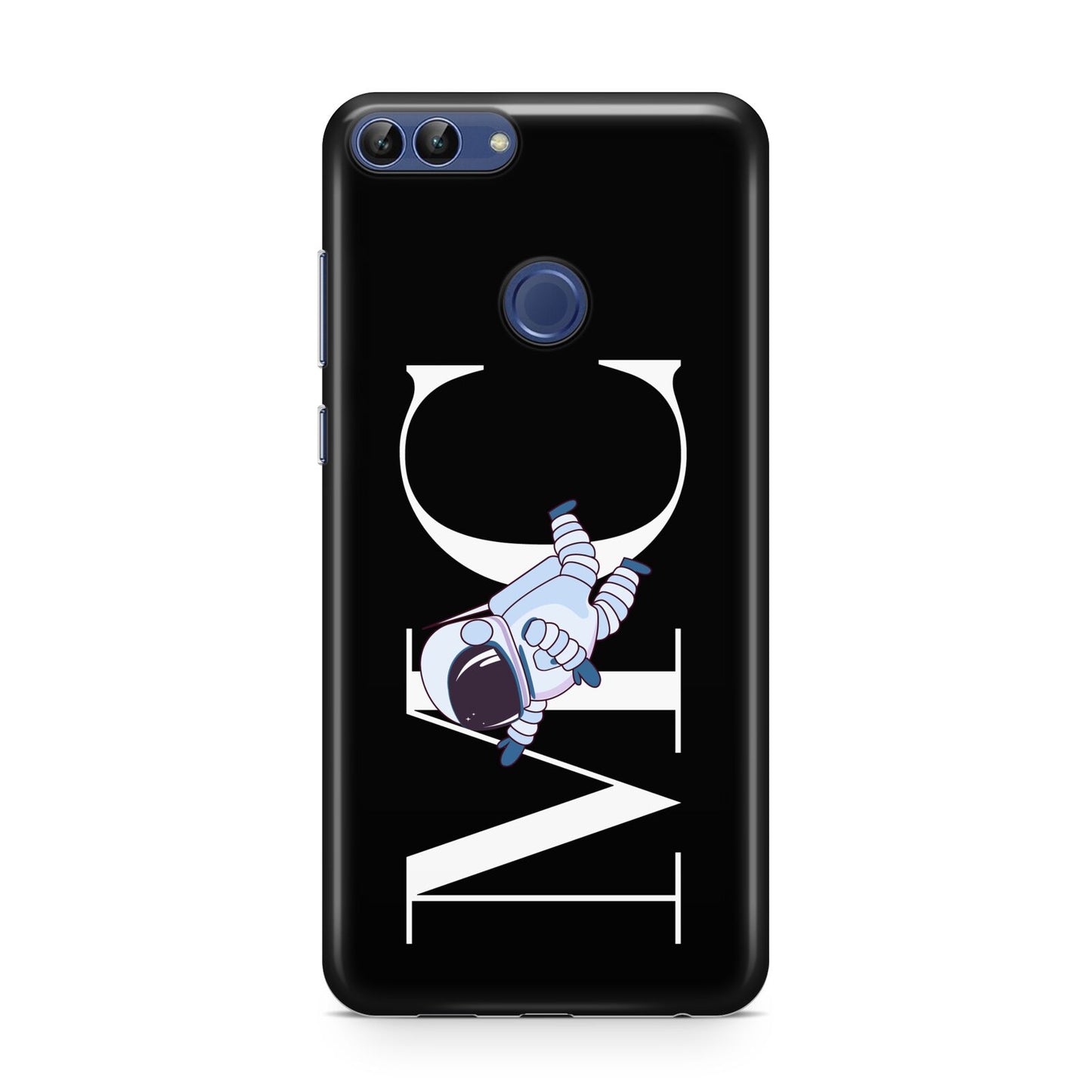 Simple Personalised Astronaut with Initials Huawei P Smart Case