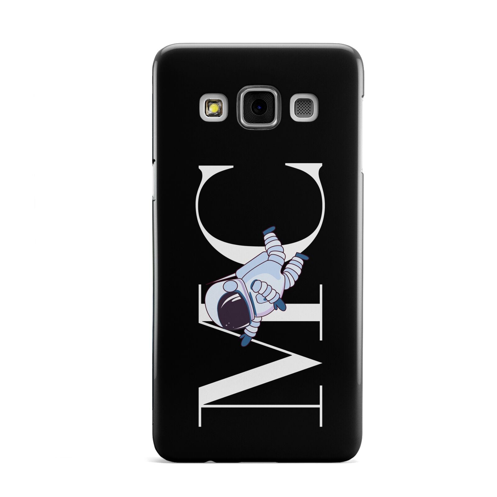 Simple Personalised Astronaut with Initials Samsung Galaxy A3 Case