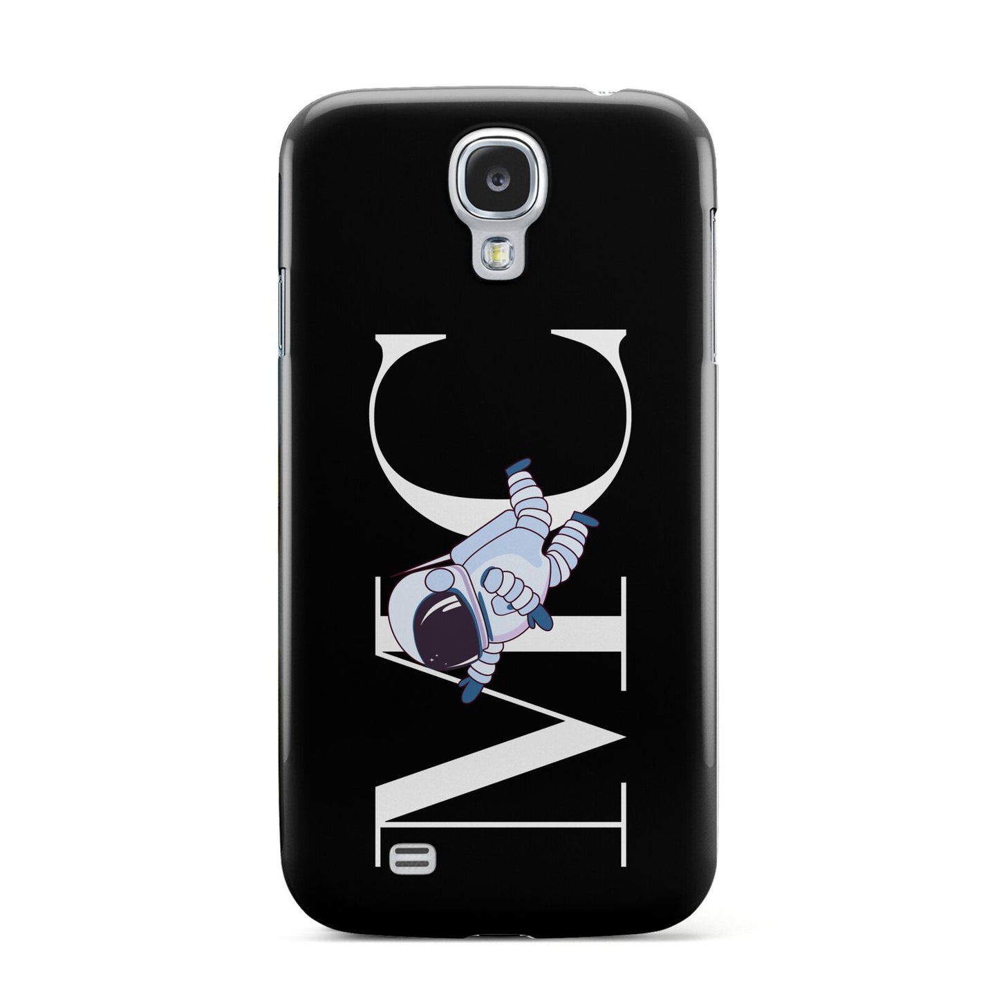 Simple Personalised Astronaut with Initials Samsung Galaxy S4 Case