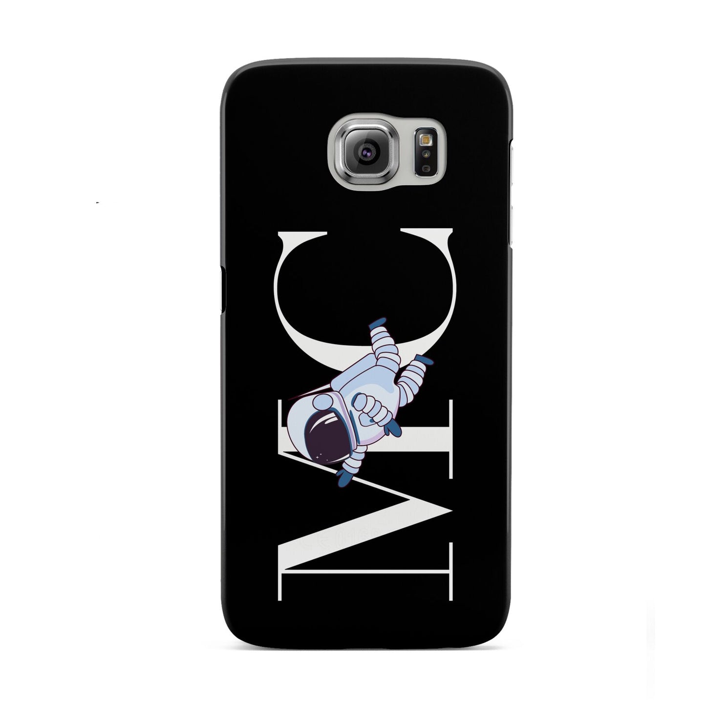 Simple Personalised Astronaut with Initials Samsung Galaxy S6 Case