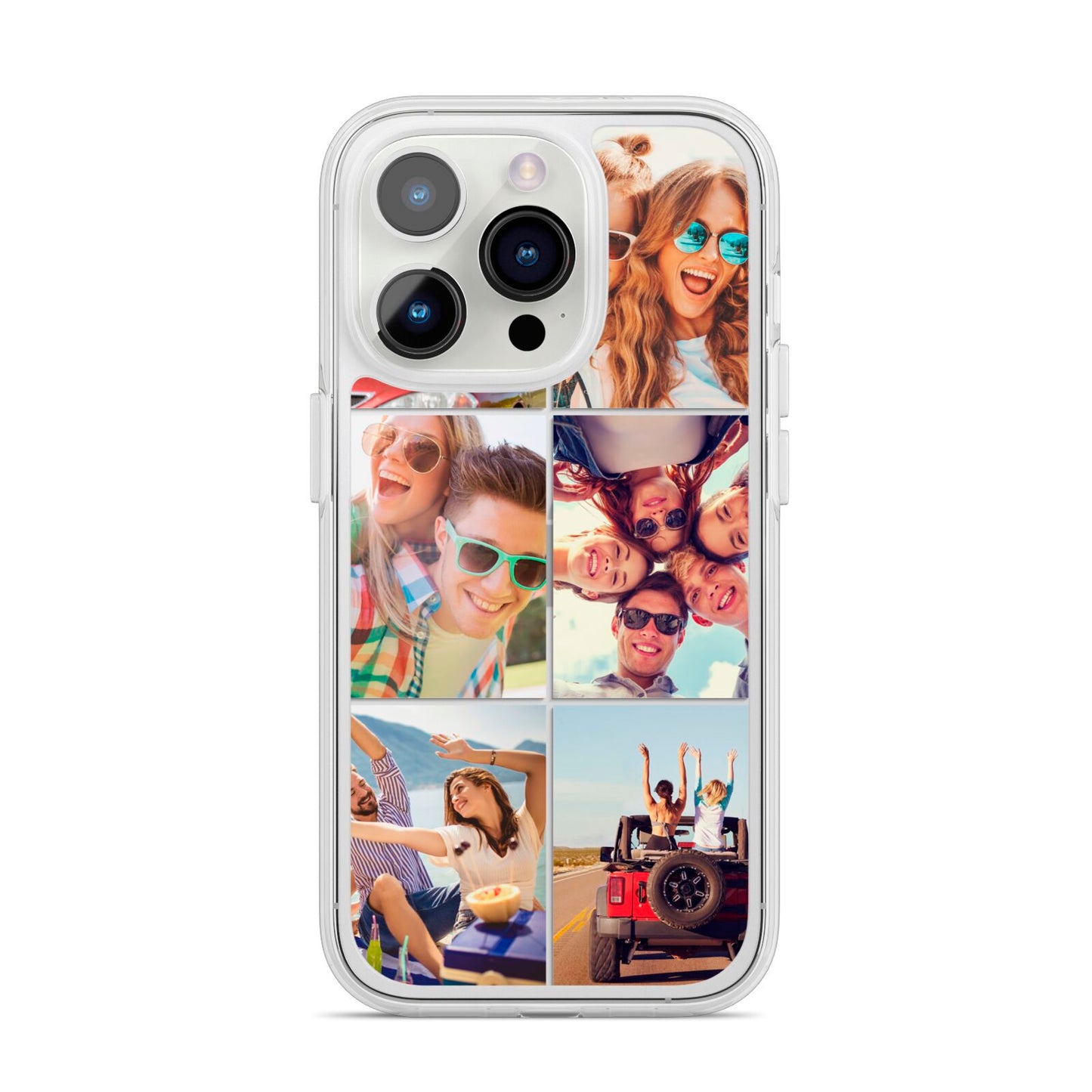Six Photo iPhone 14 Pro Clear Tough Case Silver
