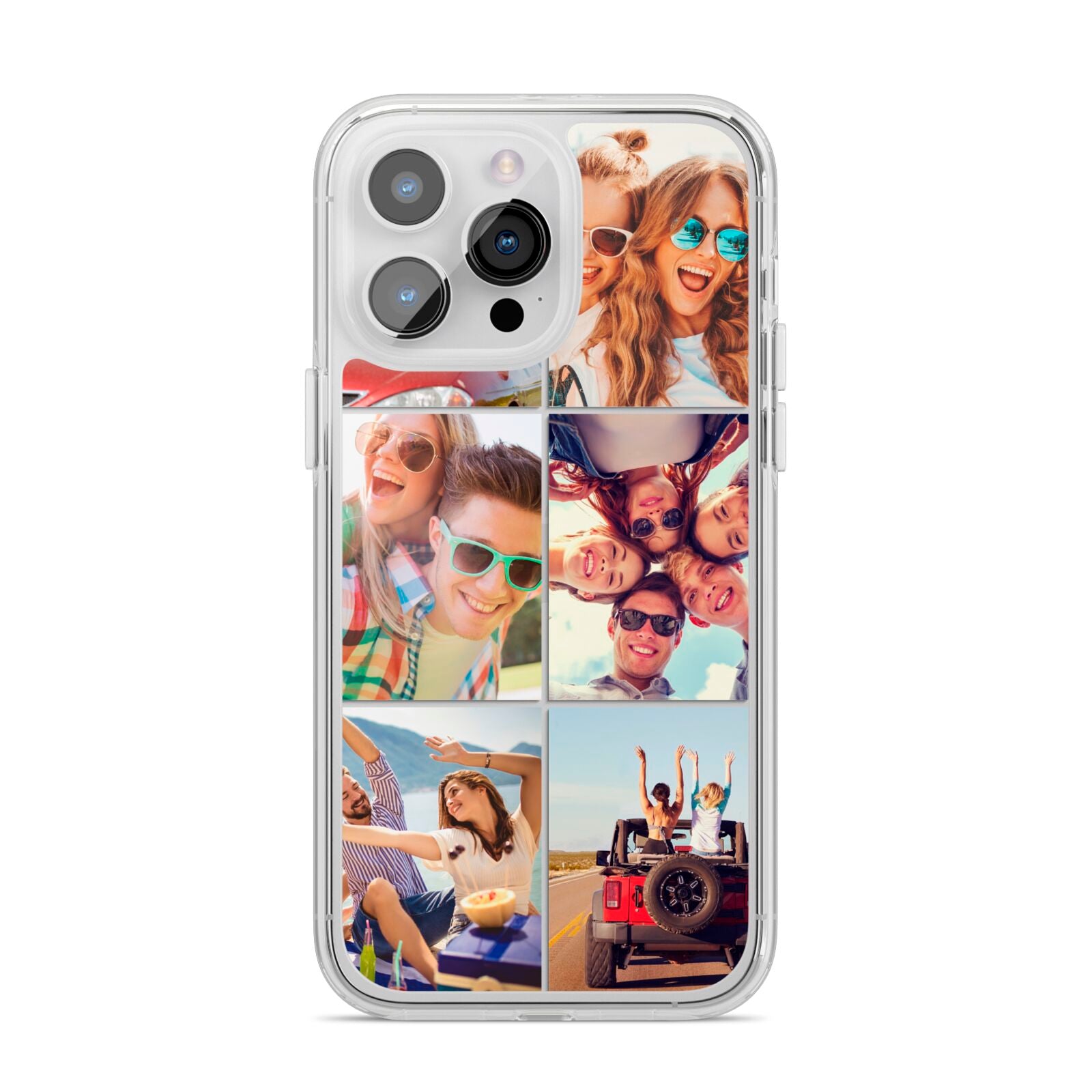 Six Photo iPhone 14 Pro Max Clear Tough Case Silver