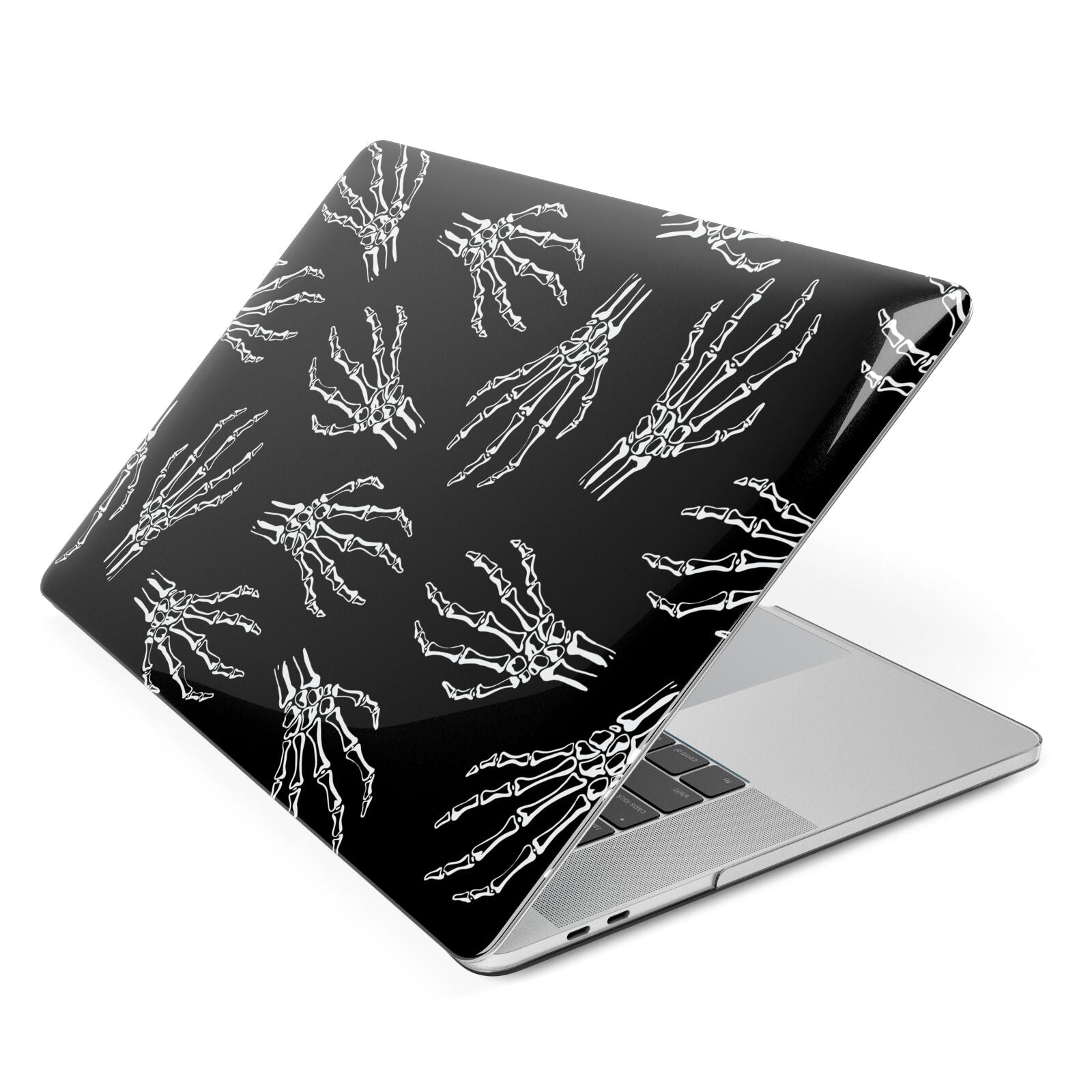 Skeleton Hands Apple MacBook Case Side View