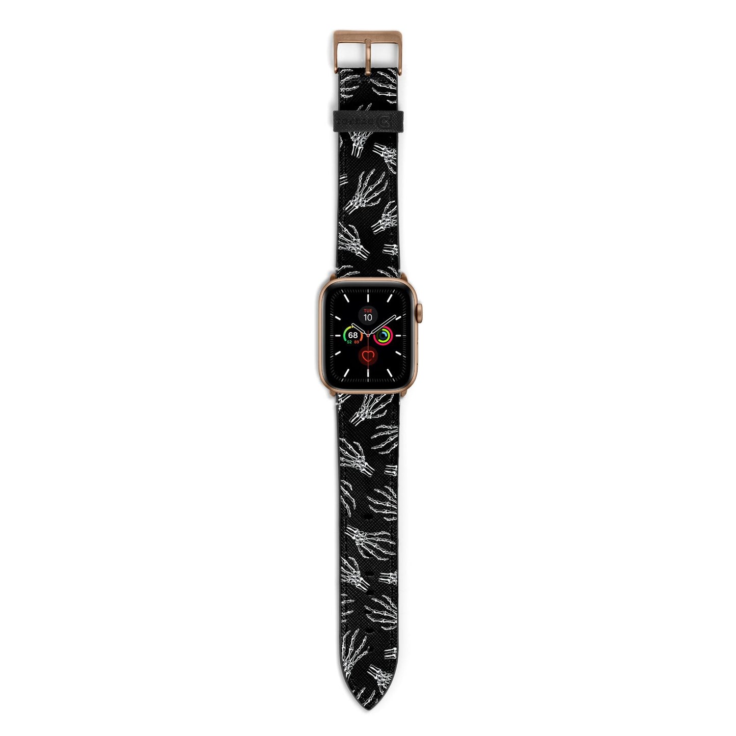Skeleton Hands Apple Watch Strap with Gold Hardware