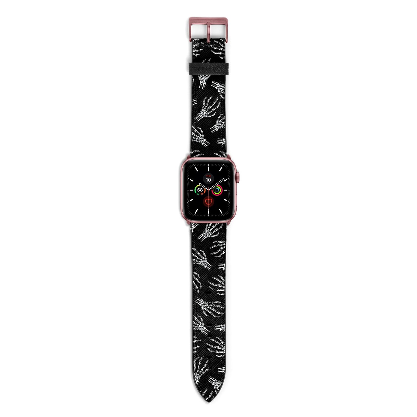 Skeleton Hands Apple Watch Strap with Rose Gold Hardware