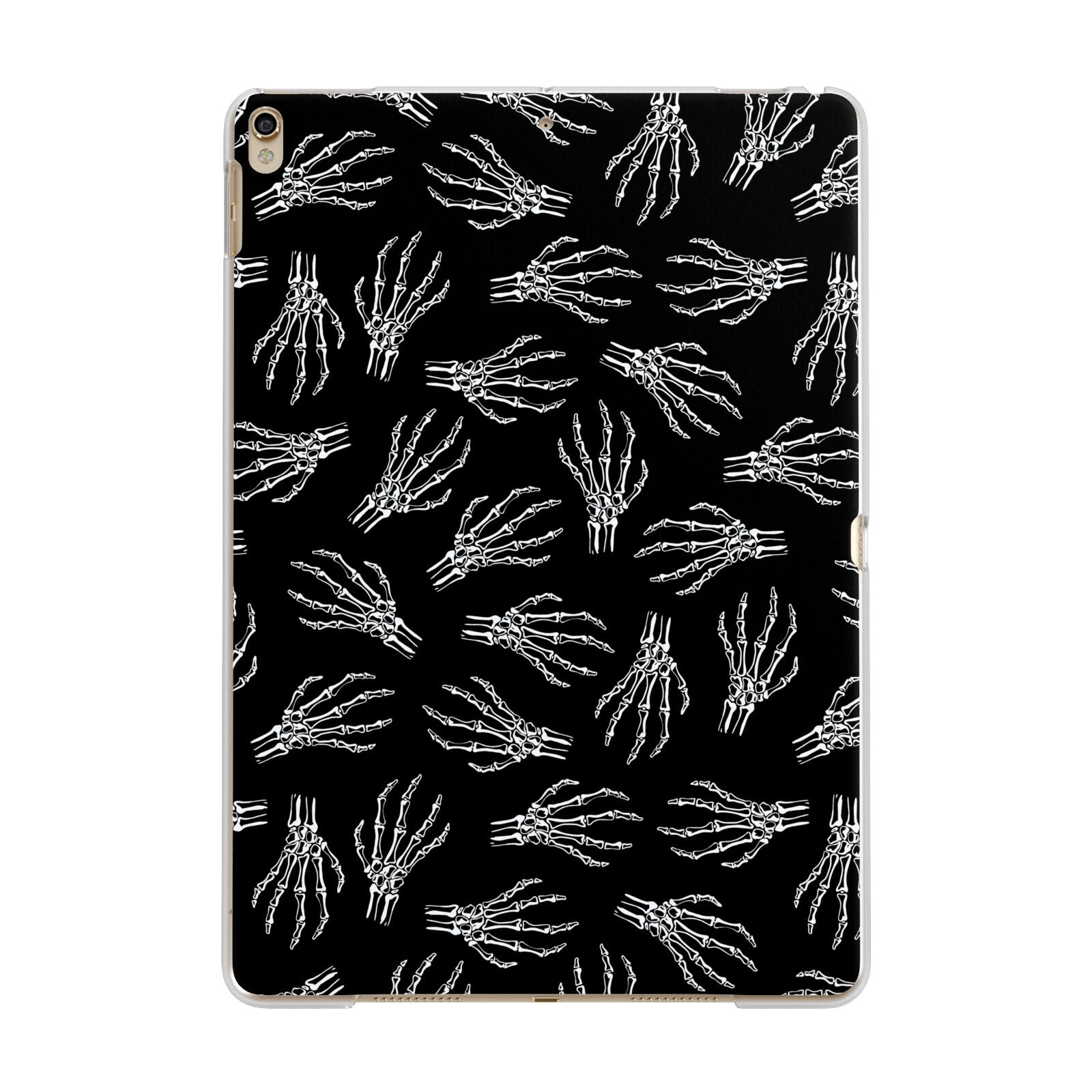 Skeleton Hands Apple iPad Gold Case