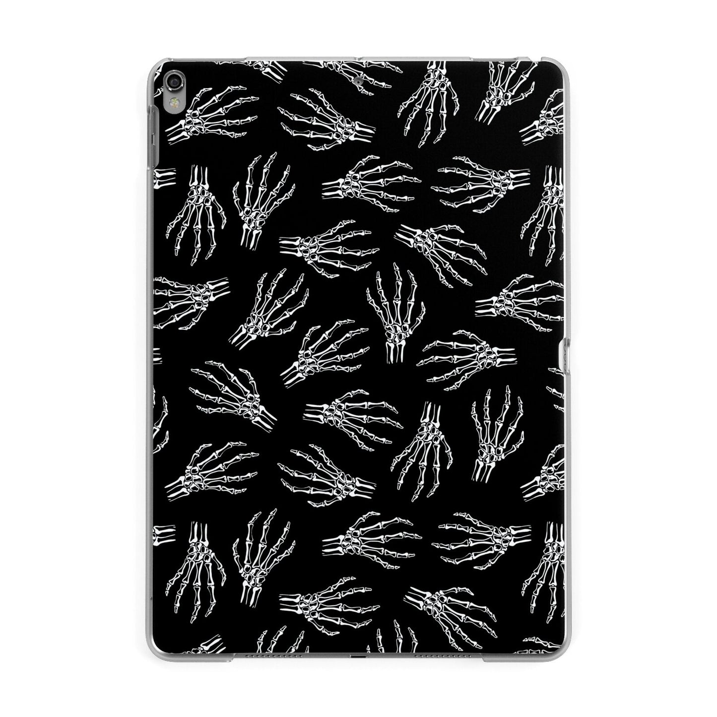 Skeleton Hands Apple iPad Grey Case