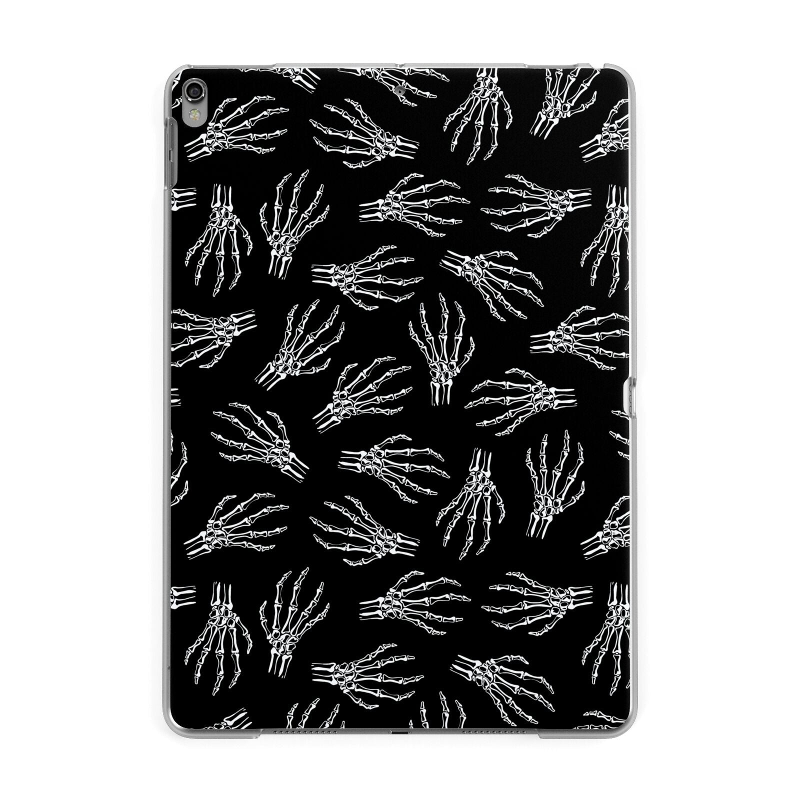 Skeleton Hands Apple iPad Grey Case