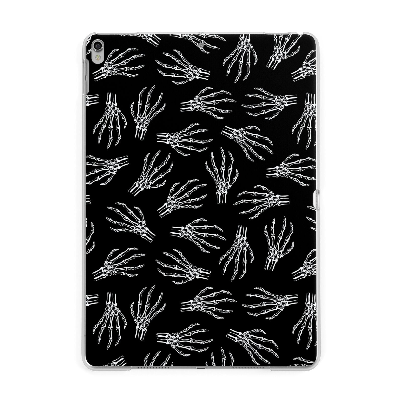 Skeleton Hands Apple iPad Silver Case