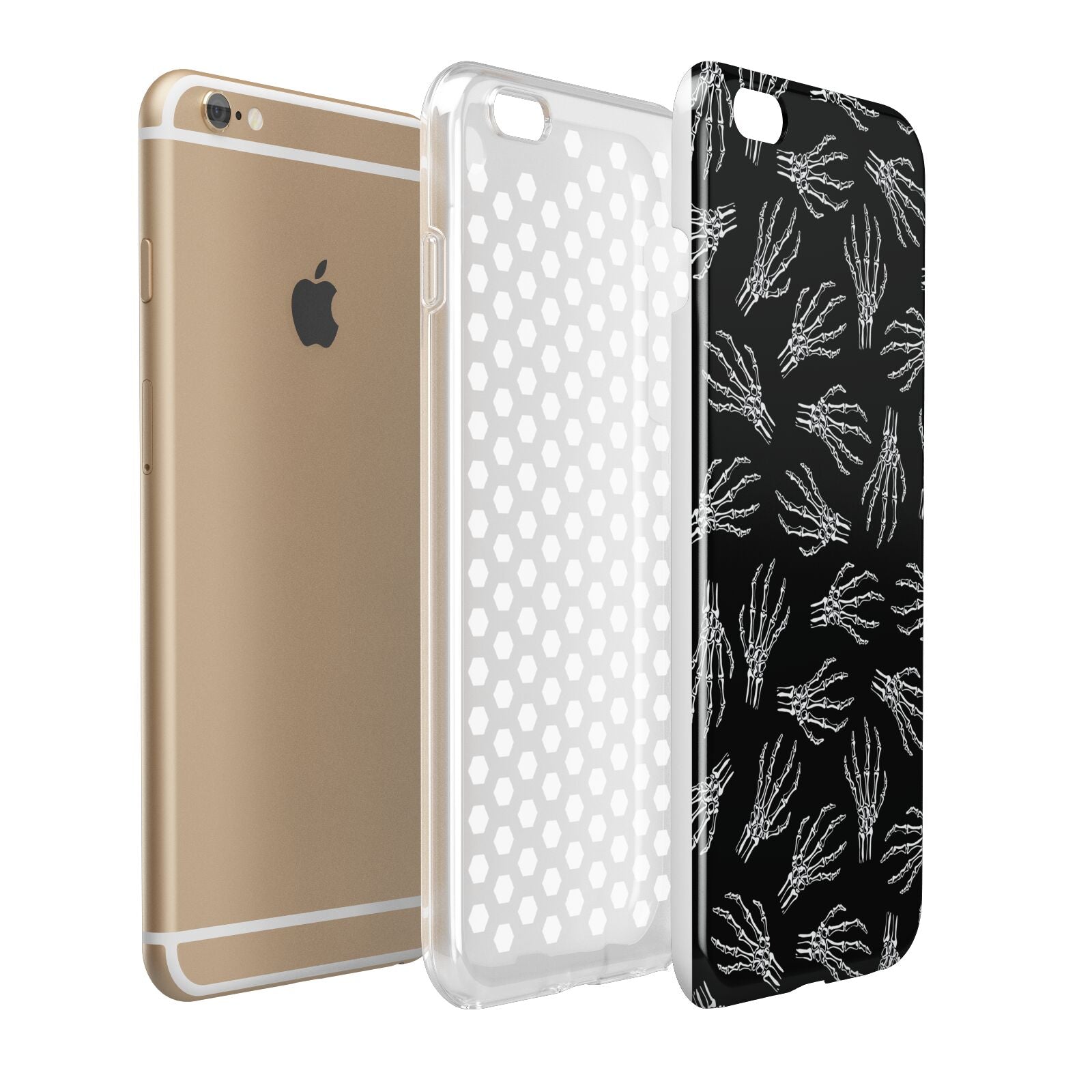 Skeleton Hands Apple iPhone 6 Plus 3D Tough Case Expand Detail Image