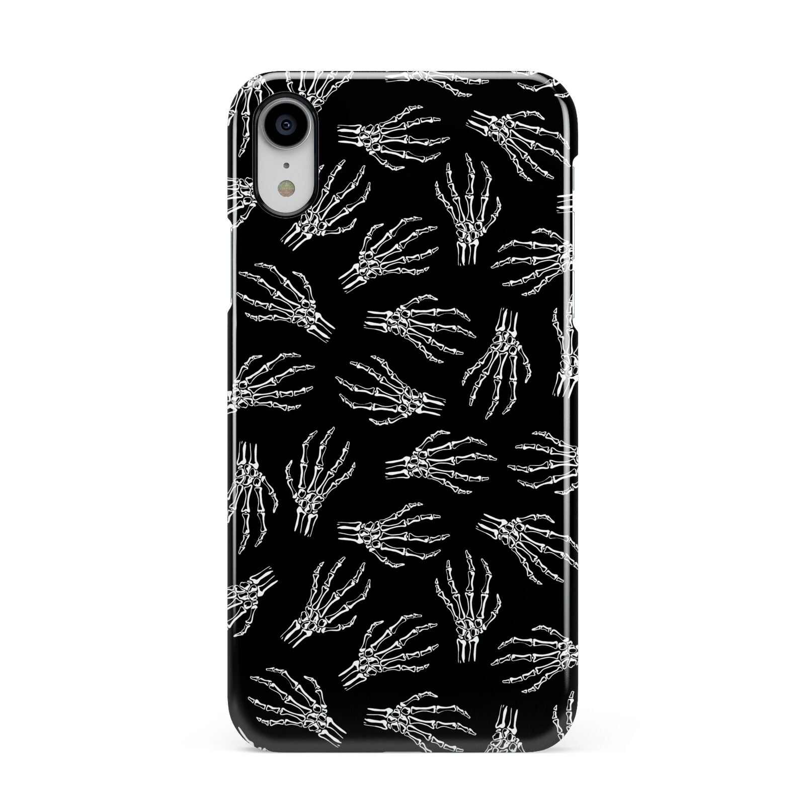 Skeleton Hands Apple iPhone XR White 3D Snap Case