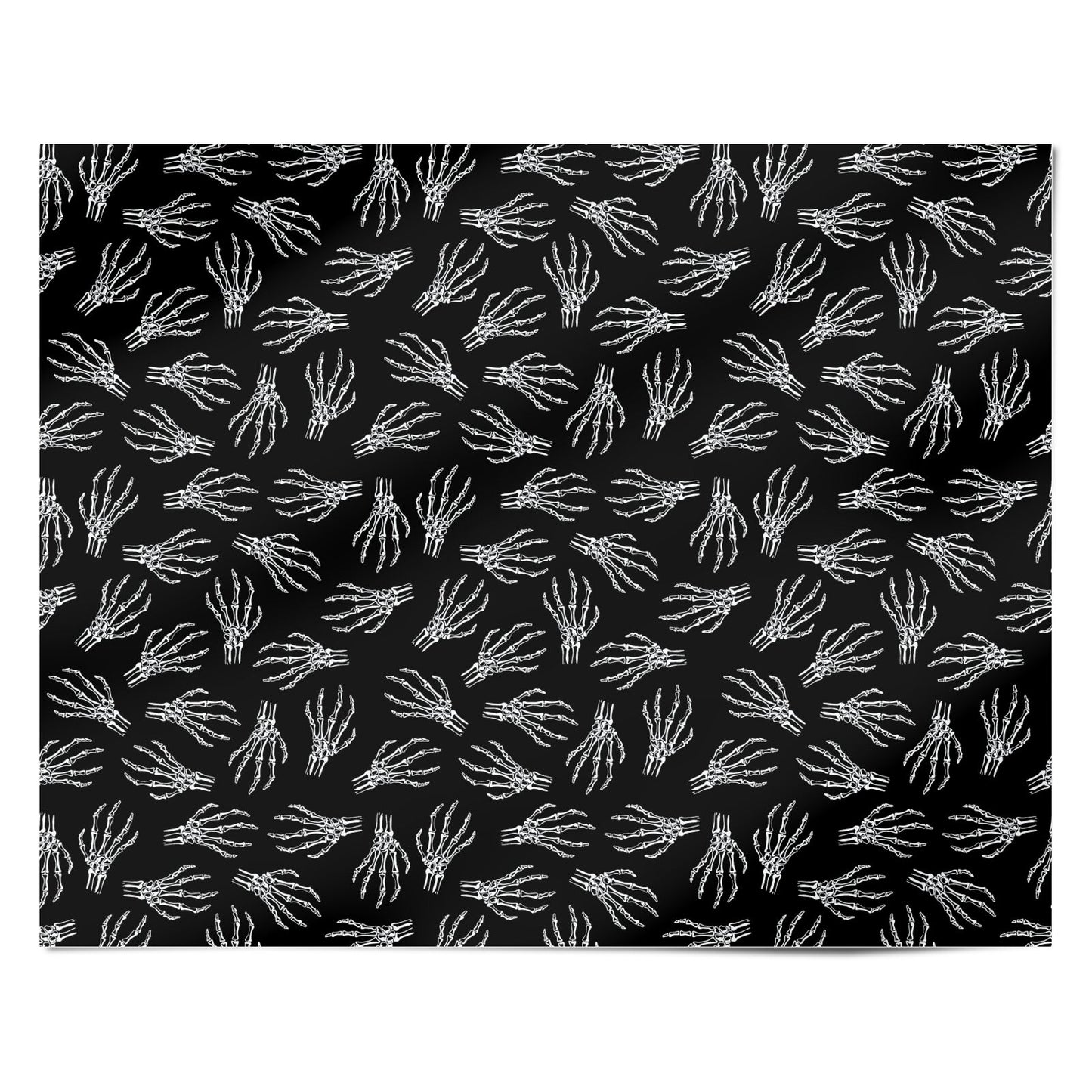 Skeleton Hands Personalised Wrapping Paper Alternative