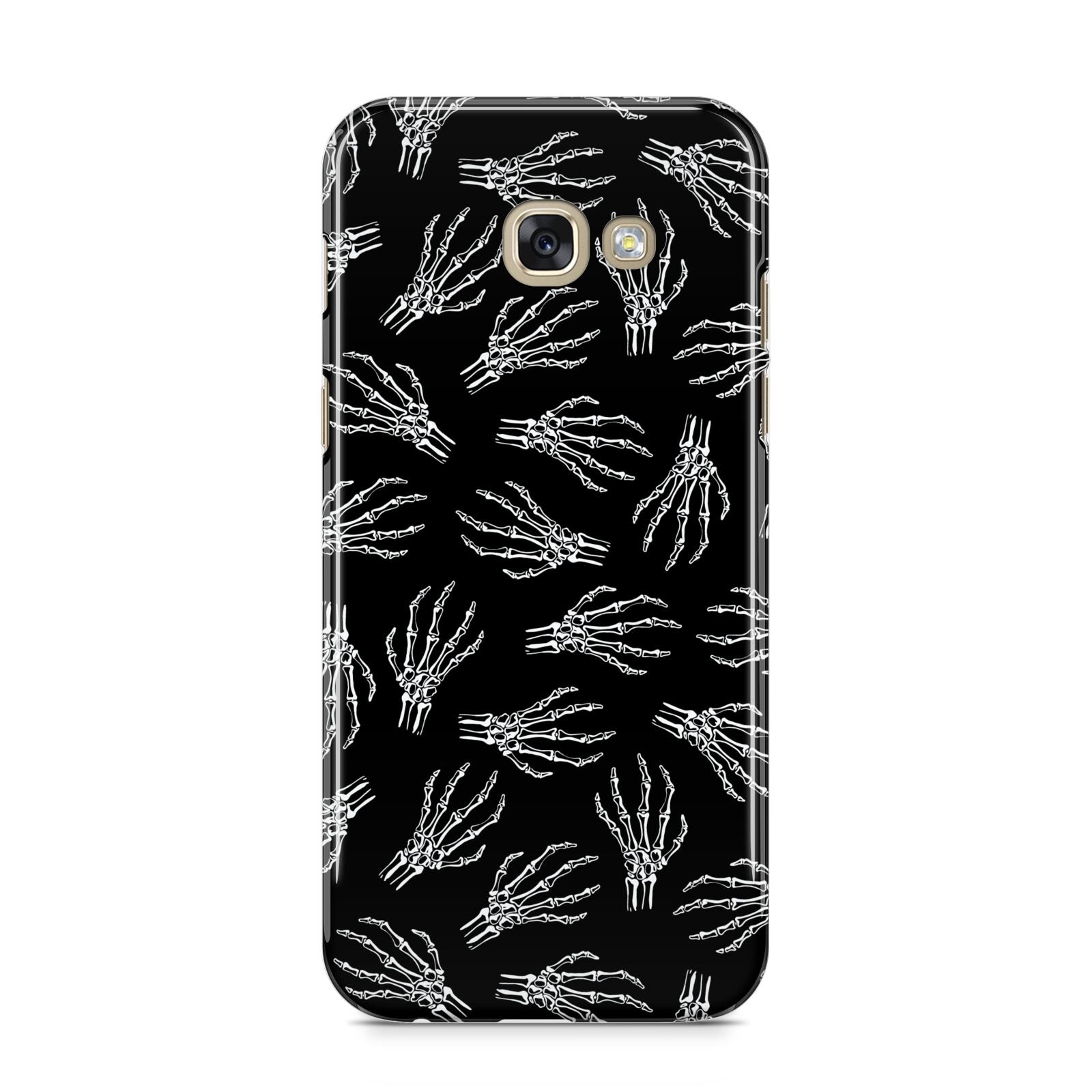 Skeleton Hands Samsung Galaxy A5 2017 Case on gold phone