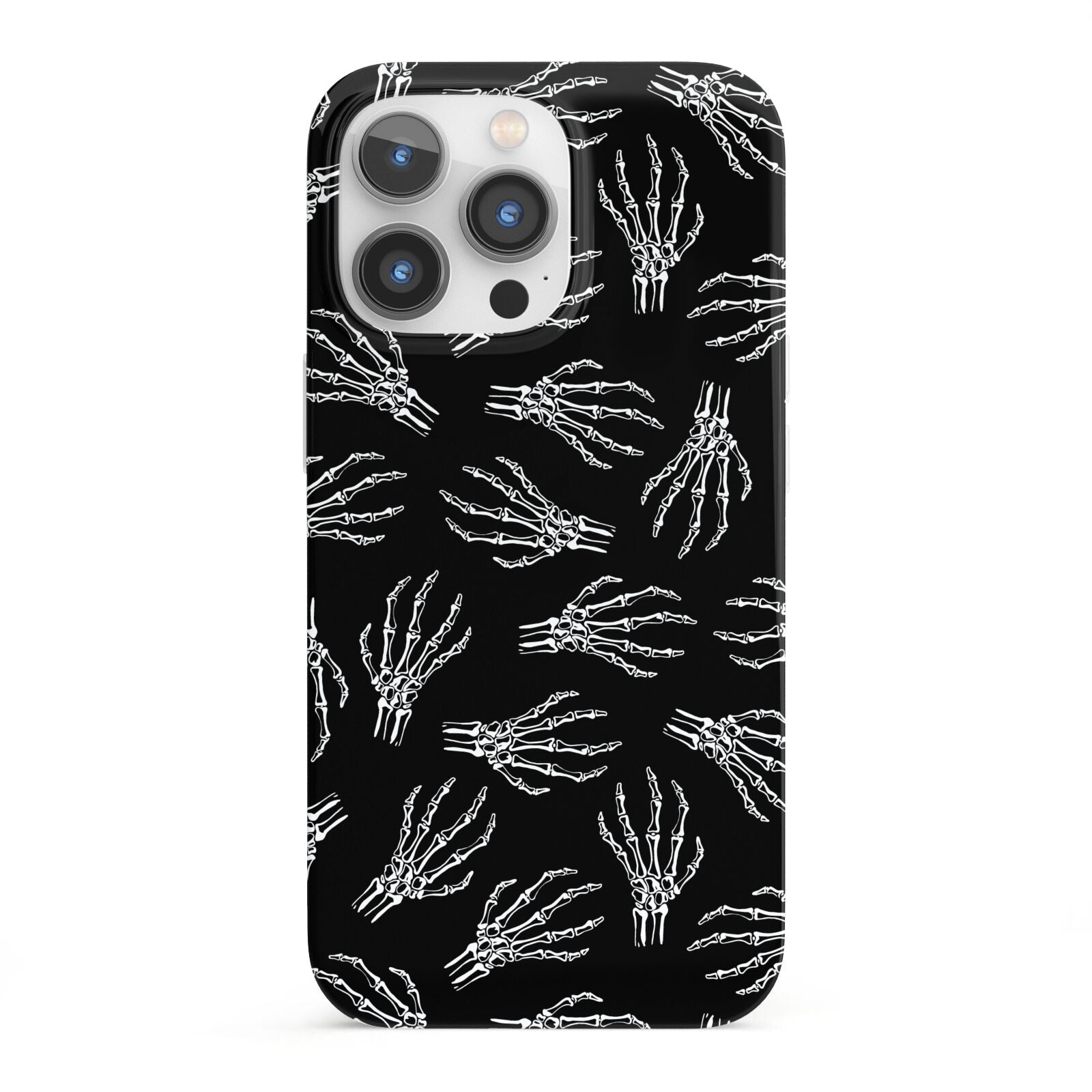 Skeleton Hands iPhone 13 Pro Full Wrap 3D Snap Case