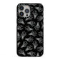 Skeleton Hands iPhone 13 Pro Max Black Impact Case on Silver phone