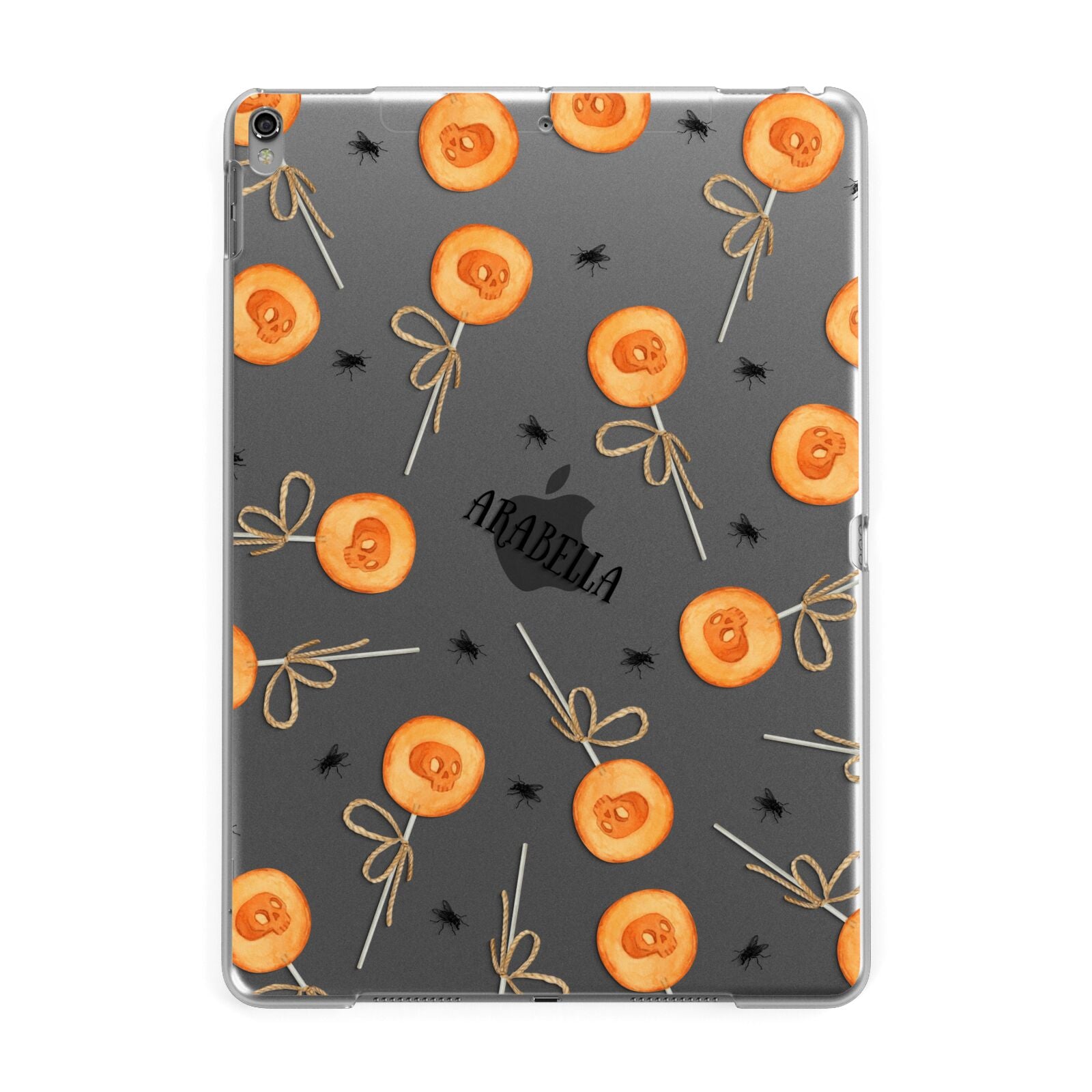 Skull Lollipops Custom Halloween Apple iPad Grey Case