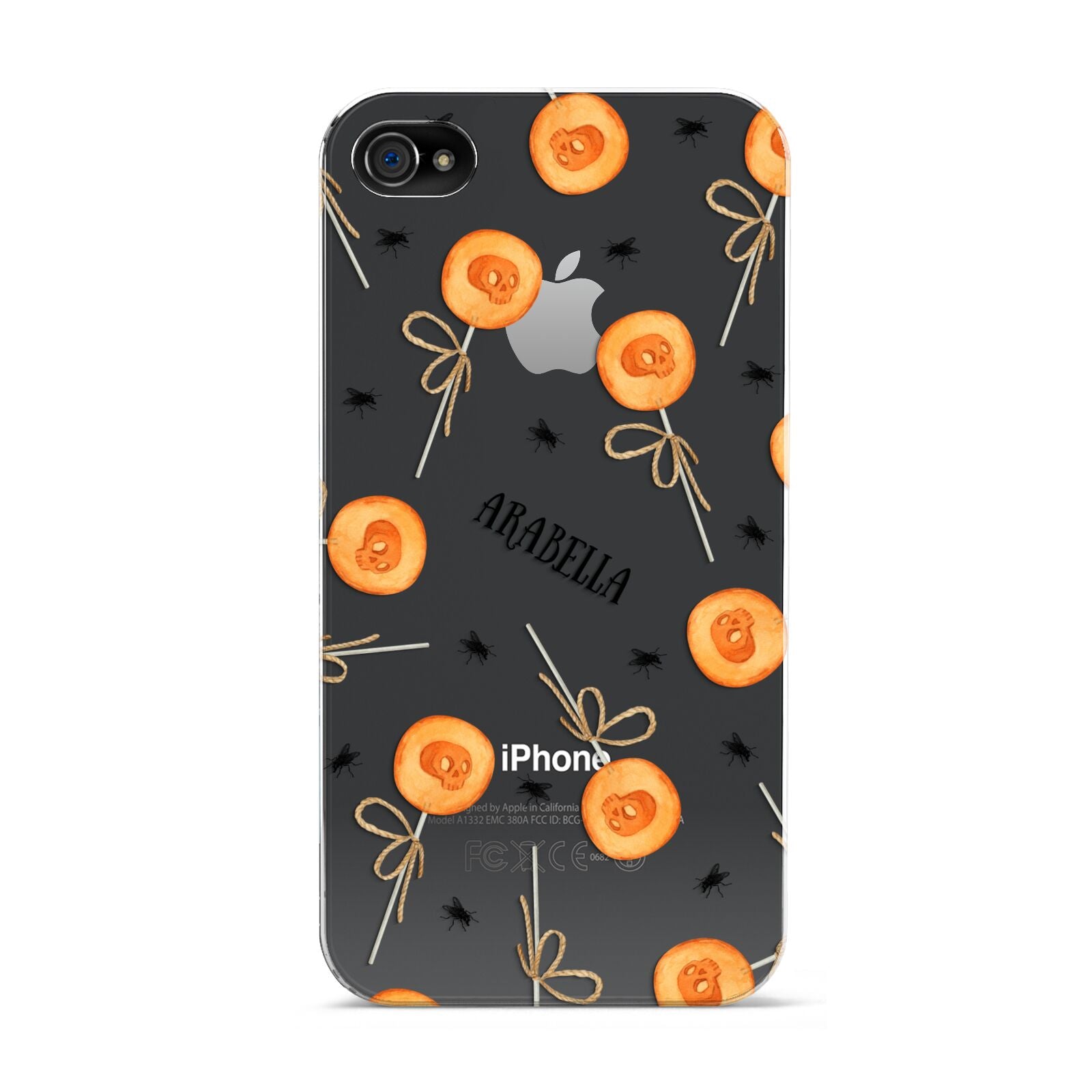 Skull Lollipops Custom Halloween Apple iPhone 4s Case