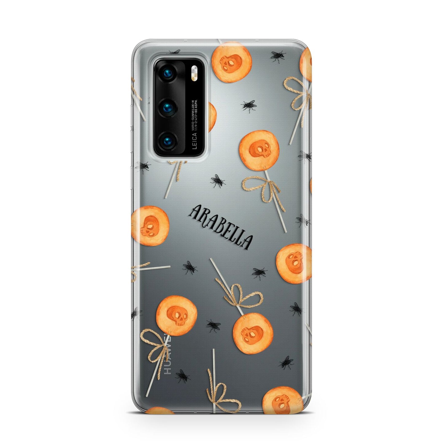 Skull Lollipops Custom Halloween Huawei P40 Phone Case